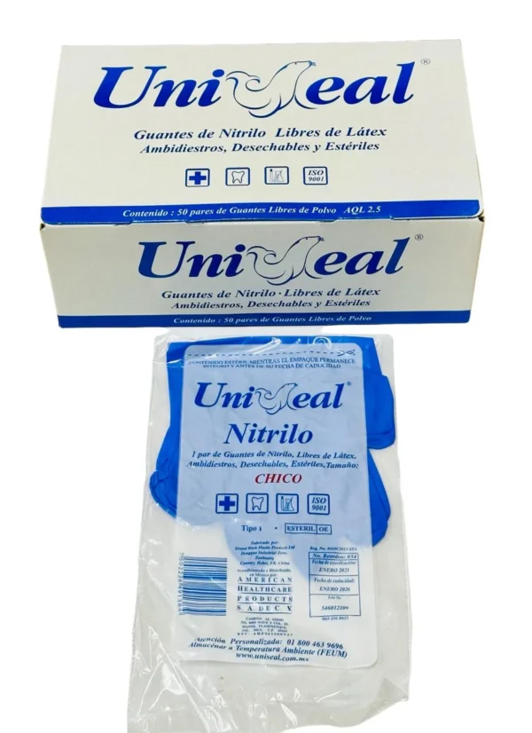 Guante Nitrilo Est Chi C/50P Uniseal - Imagen 3