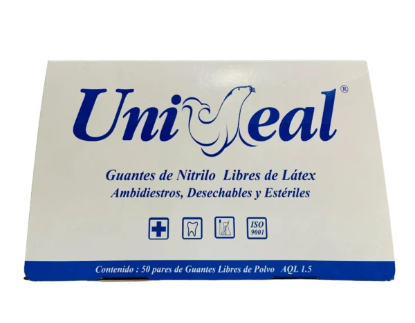 Guante Nitrilo Est Med C/50 P Uniseal - Imagen 2
