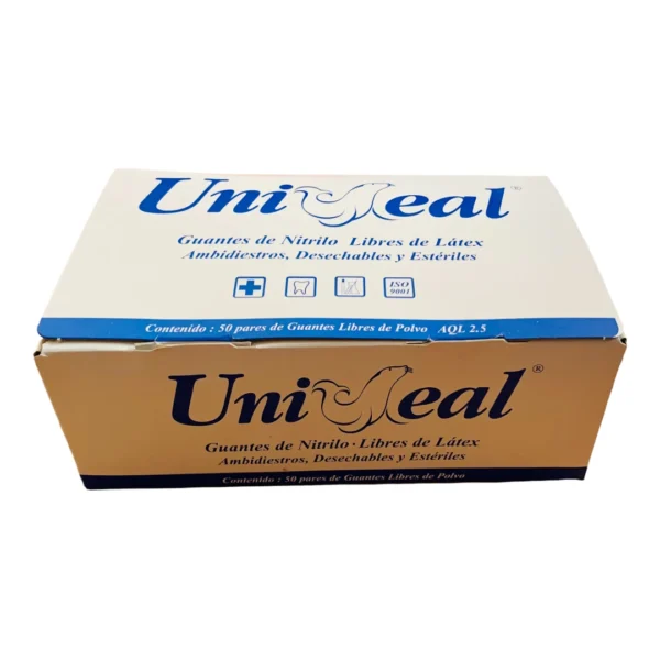 Guante Nitrilo Est Med C/50 P Uniseal - Imagen 3