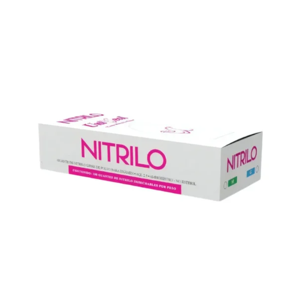 Guante Nitrilo Tex. N/Est.Xch Rosa Unise - Imagen 3