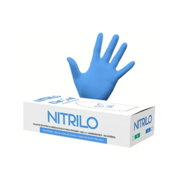 Guante Nitrilo Tex. Azul Cob. Med Unisea - Imagen 2