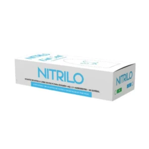 Guante Nitrilo Tex. N/Est.Gde Azul Unise