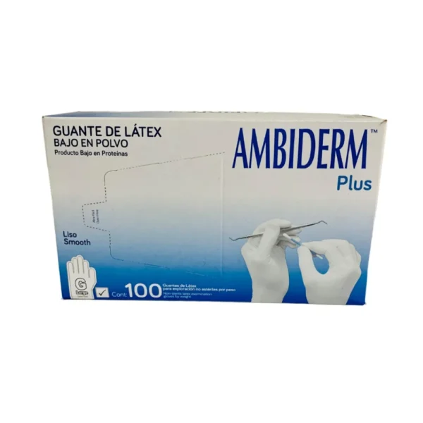 Guante Plus Blanco No Estéril Grande - Imagen 3