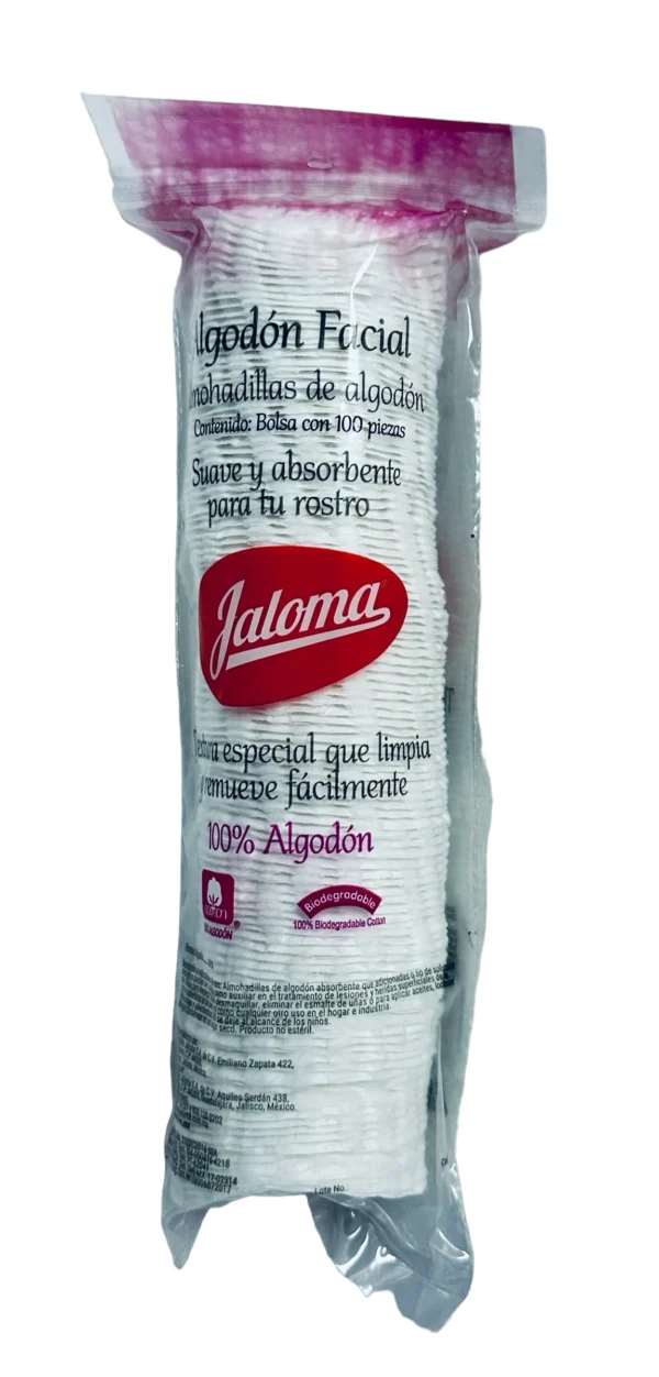 Algodon Facial C/100 Jaloma - Imagen 2