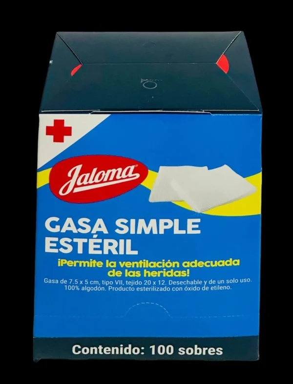 Gasa estéril 10×10 cm Jaloma | Caja c/100 - Imagen 3
