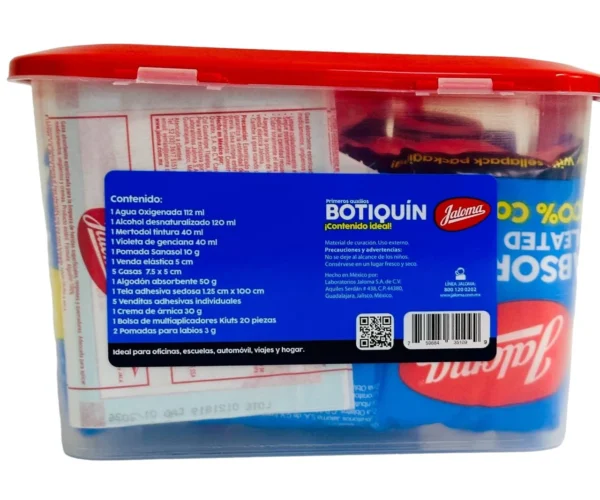 Botiquin Prim. Aux. Caja Plast. Jaloma - Imagen 3