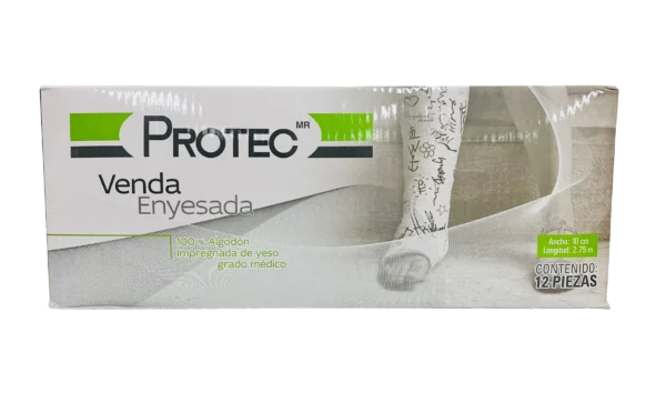 Venda De Yeso Protec 10Cm X 2.75M C/12 - Imagen 2
