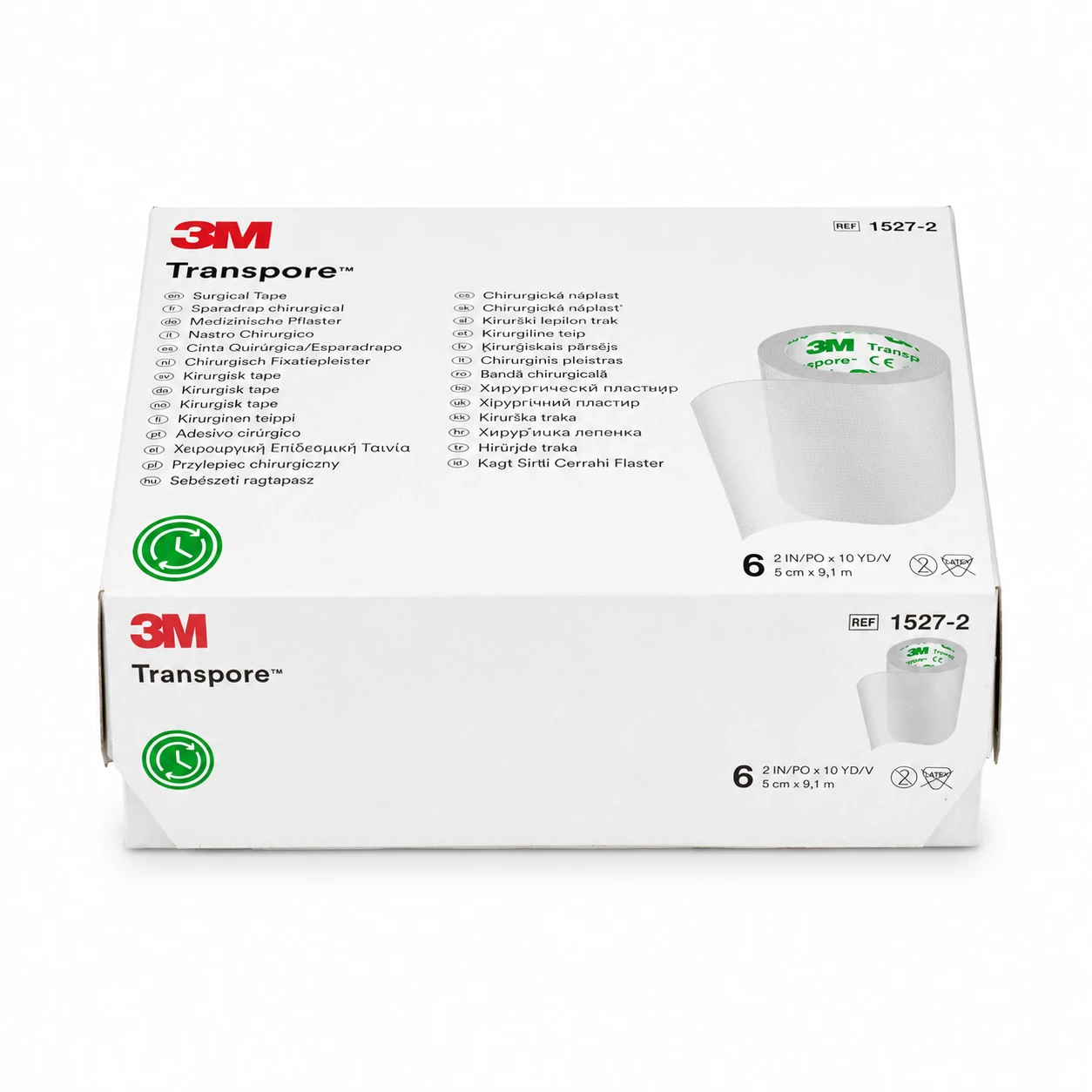 3M Transpore™ Cinta Quirúrgica Transparente – 5 cm × 9.1 m (Caja con 6 rollos) - Imagen 4