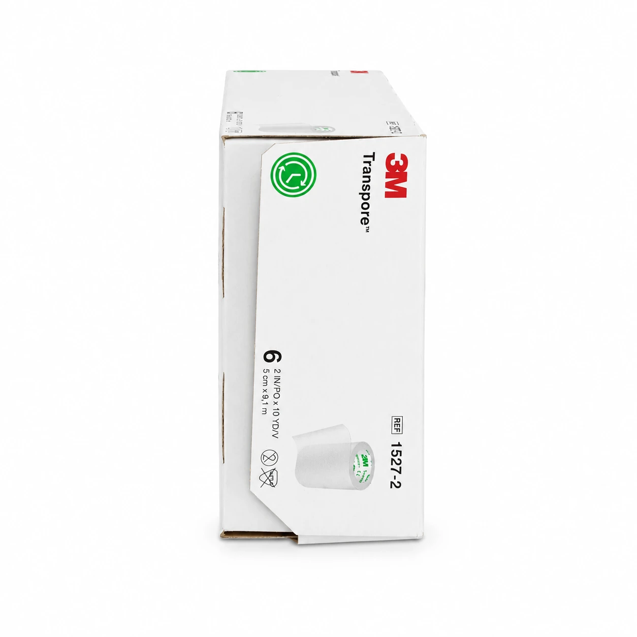 3M Transpore™ Cinta Quirúrgica Transparente – 5 cm × 9.1 m (Caja con 6 rollos) - Imagen 2