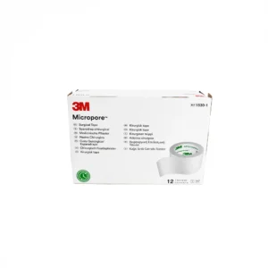 3M Micropore™ Cinta Quirúrgica de Papel – 2.5 cm × 9.1 m (Caja con 12 rollos)