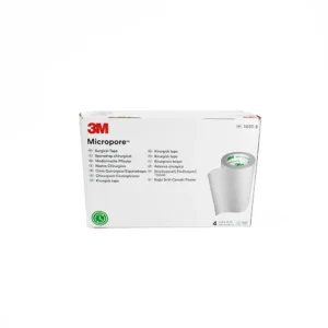 3M Micropore™ Cinta Quirúrgica de Papel – 7.6 cm × 9.1 m (Caja con 4 rollos)