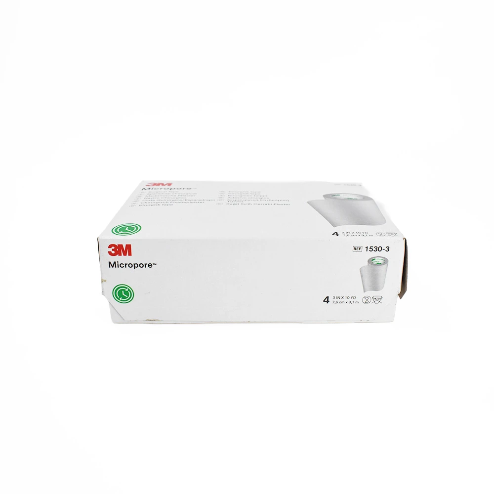 3M Micropore™ Cinta Quirúrgica de Papel – 7.6 cm × 9.1 m (Caja con 4 rollos) - Imagen 2