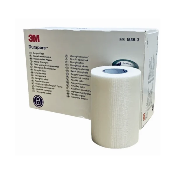 Tela Adhesiva Durapore 7.5Cm 3" C/4 - Imagen 2