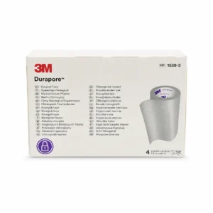 3M Durapore™ Cinta Quirúrgica de Tela – 7.6 cm × 9.1 m (Caja con 4 rollos)