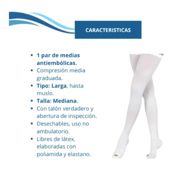 Media Antiembolica Proted Med-Larga - Imagen 2