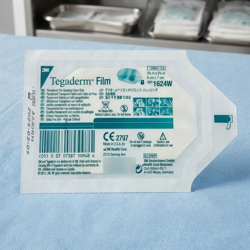 3M Tegaderm™ Film – Apósito Transparente de Fijación 6 × 7 cm (Caja con 50 piezas) - Imagen 3
