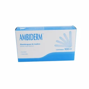 Abatelenguas De Madera Caja Con 100 Piezas Ambiderm