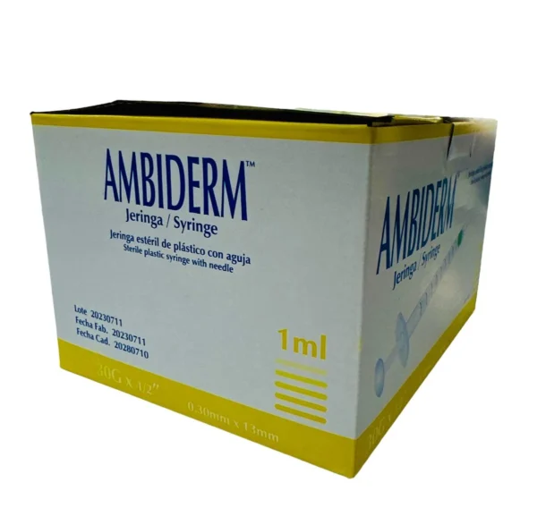 Jeringa 1 Ml Insulina 30X13 C/100 Amb. - Imagen 3