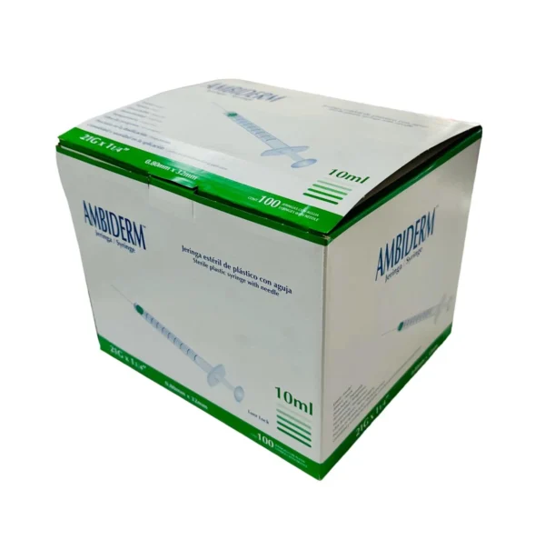Jeringa 10Ml 21X32 Verde C/100 Amb.