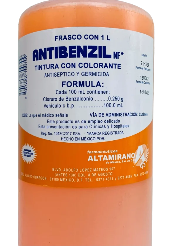 Antibenziltintura 1 Lt - Imagen 2