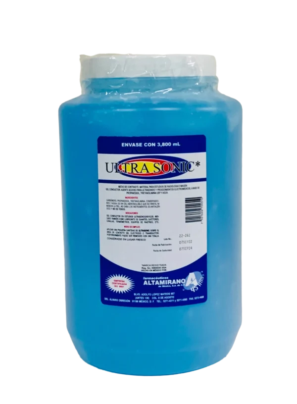 Gel Ultrasonic 3.8 Lts Altamirano