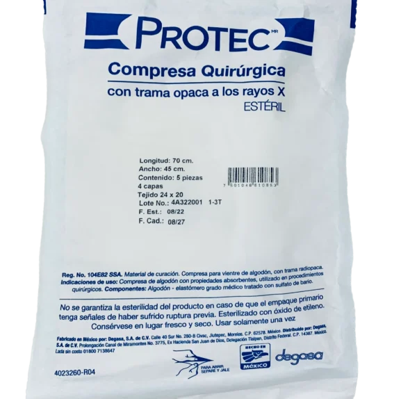 Compre P/Vientre 70 X 45 C/5 Esteril - Imagen 3