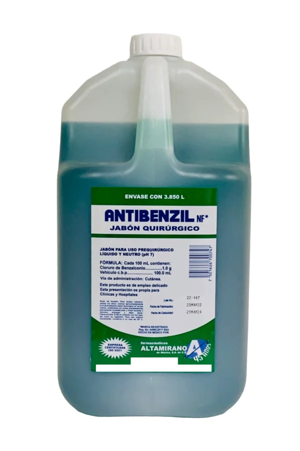 Jabón quirúrgico 3.85 L | Antiséptico de uso hospitalario - Imagen 4