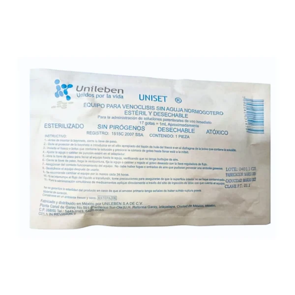 Equipo P/Venoclisis (Normo) Unileben - Imagen 2