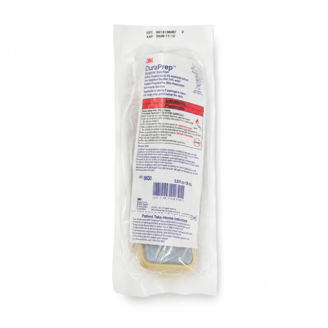 3M DuraPrep™ Solución Antiséptica Prequirúrgica – 26 mL (Aplicador Estéril)