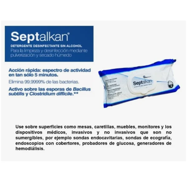 Septalkan Toallitas C/100 - Imagen 2