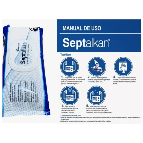 Septalkan Toallitas C/100 - Imagen 3