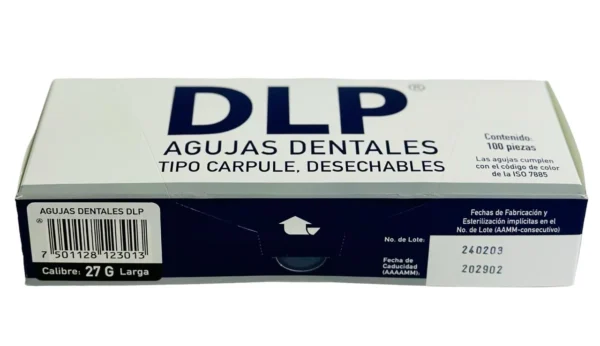 Aguja Dental 27G Larga C/100 Dl - Imagen 2