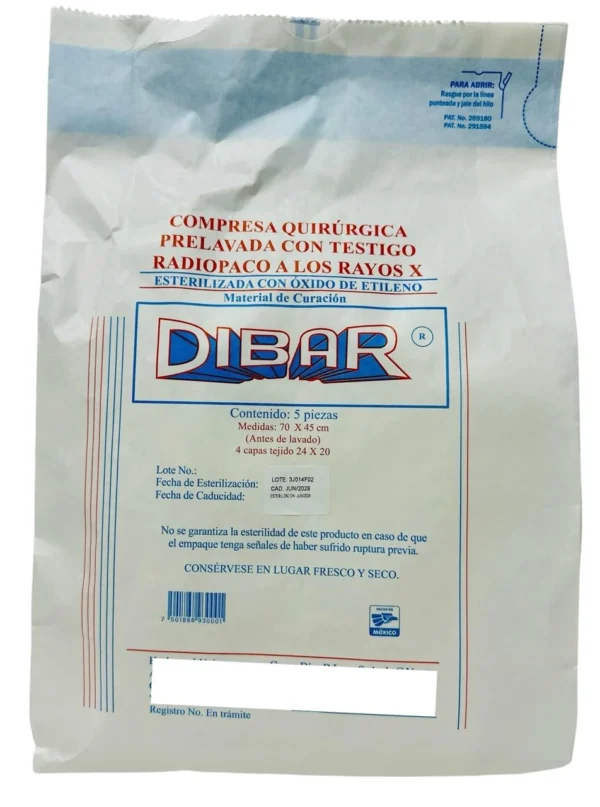 Compre P/Vientre 70X45Cm C/5 Est. Dibar - Imagen 3