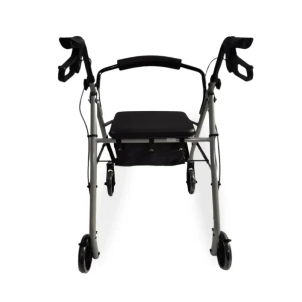 Andadera Rollator 6X1 Plata Eko - Imagen 2