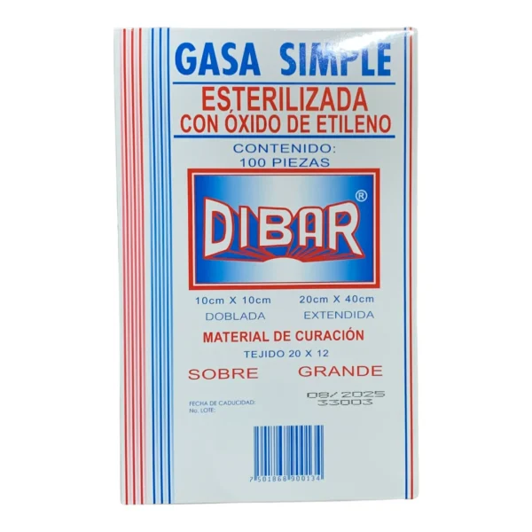 Gasa estéril 10×10 cm Jaloma | Caja c/100