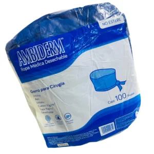 Gorro Plisado Azul 10Gr C/100 Amb