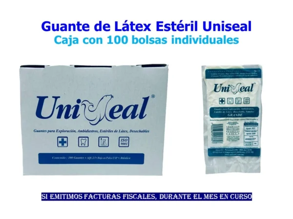 Guante Exploración Estéril Gde Uniseal
