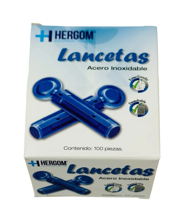 Lanceta Estandar C/100 Hergom - Imagen 2