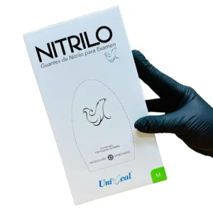 Guante Nitrilo Tex. N/Est.Med Neg Unisea