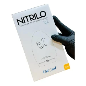 Guante Nitrilo Tex. N/Est.Xch Neg Unisea