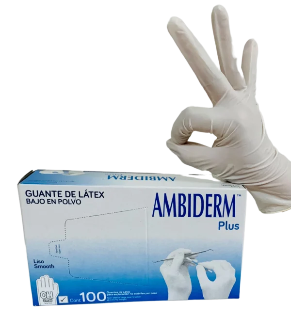 Guante Plus Blanco No Estéril Chico - Imagen 2