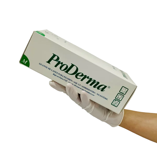 Guante Proderma N/Est.Med C/100P Uniseal