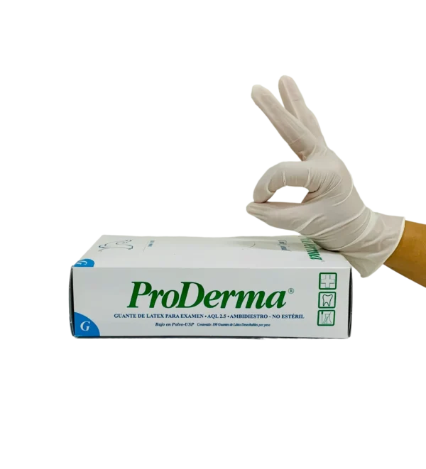 Guante Proderma N/Est. Gde C/100 Uniseal - Imagen 2