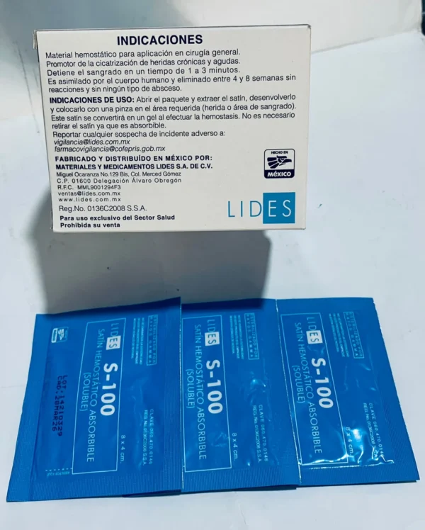 Satín Hemostatico Lides - Imagen 5