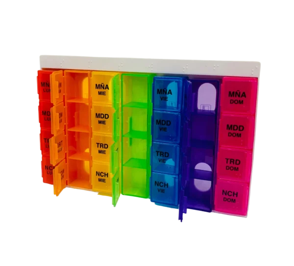 Pastillero Organizador Semanal 4Xdia Sc - Imagen 2