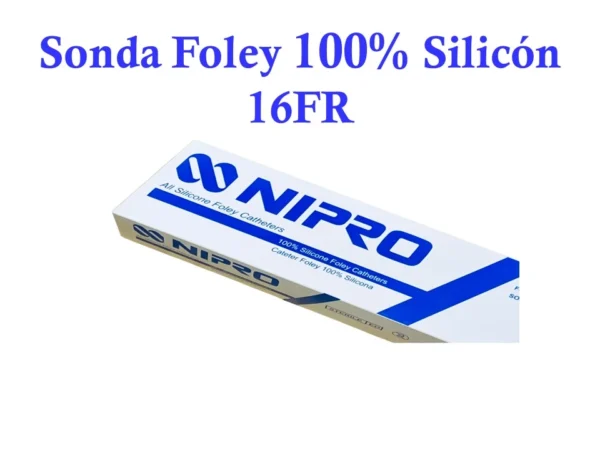 Sonda Foley 100% Silicon 16Fr 2V 5-10Ml - Imagen 4