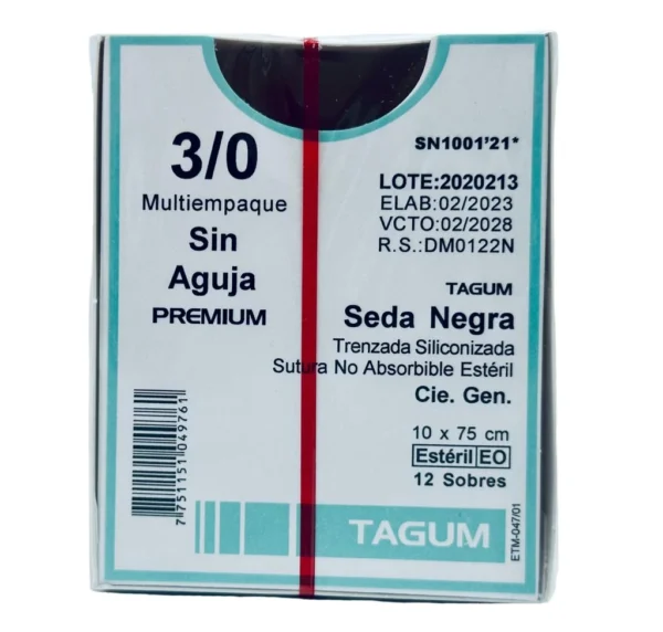 Seda Negra Tren.3-0,10X75 Cm S/A Tg - Imagen 3