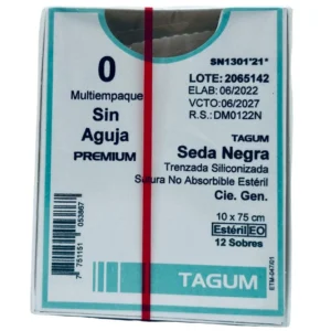 Seda Negra Tren. 0, 10X75 Cm S/A Tg