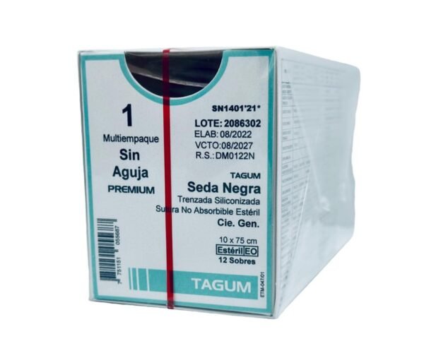 Seda Negra T. 1-0, 10X75 Cm S/A Tg - Imagen 4
