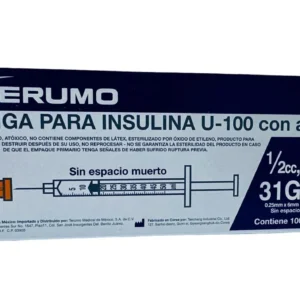 Jeringa 1 Ml Insulina 31X0.6 C/100 Terum